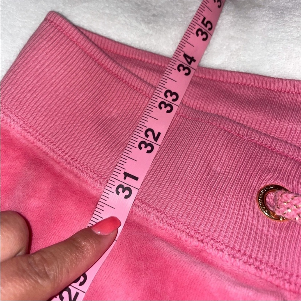 Juicy Couture Pink Velour Pants - Picture 8 of 9